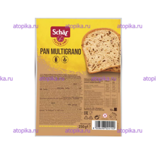 Безглютеновый зерновой хлеб Pan Multigrano, Dr.Schar, АКЦИЯ - интернет-магазин диетических продуктов, товаров для аллергиков и астматиков