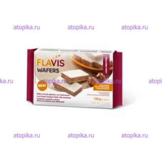 Вафли с фунудком с низ.сод.белка, Pladina Wrap, FLAVIS - интернет-магазин диетических продуктов, товаров для аллергиков и астматиков