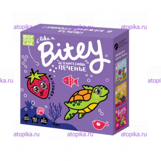 Печенье КЛУБНИКА без глютена Bite 125 г, срок до 03.03.26 - интернет-магазин диетических продуктов, товаров для аллергиков и астматиков