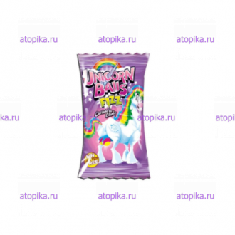 Карамель леденцовая кислая с начинкой Unicorn Balls, FINI, 5г - интернет-магазин диетических продуктов, товаров для аллергиков и астматиков