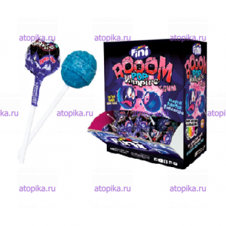 Карамель леденцовая с жев.резинкой "Вампиры", FINI, 16г - интернет-магазин диетических продуктов, товаров для аллергиков и астматиков