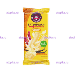 Батончики амарант-е с какао и ванил.нач. в белой глазури, Dr.Amaranth, 19 г - интернет-магазин диетических продуктов, товаров для аллергиков и астматиков