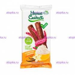 Батончики со сливочн.нач. в глазури "Умные сладости", 20г - интернет-магазин диетических продуктов, товаров для аллергиков и астматиков