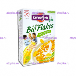 Хлопья кукурузные экстрохрустящие BIO Flakes Cerealvit ВЫГОДНО! 375 г - интернет-магазин диетических продуктов, товаров для аллергиков и астматиков