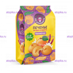 Печенье бисквитное с абрикосовой начинкой, Dr.Amaranth, 200г - интернет-магазин диетических продуктов, товаров для аллергиков и астматиков