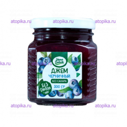 Джем ЧЕРНИЧНЫЙ без сахара, горячего розлива - интернет-магазин диетических продуктов, товаров для аллергиков и астматиков