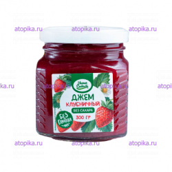 Джем клубничный без сахара, горячего розлива Di&DI - интернет-магазин диетических продуктов, товаров для аллергиков и астматиков