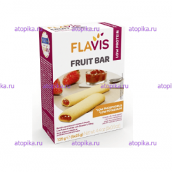Батончик фруктовый с клубнич. нач. Fruit Bar FLAVIS (Dr.Schar) с низк.сод.белка 125г - интернет-магазин диетических продуктов, товаров для аллергиков и астматиков