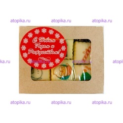 Печенье маленький набор Новогодний (6шт печенек), 40г - интернет-магазин диетических продуктов, товаров для аллергиков и астматиков