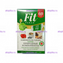 Заменитель сахара №7 Fit Parad (60 саше) - интернет-магазин диетических продуктов, товаров для аллергиков и астматиков