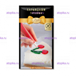 Карандаши кондитерские гелевые цветные, ТМ Парфэ, 64 г (4 шт х 16г) - интернет-магазин диетических продуктов, товаров для аллергиков и астматиков