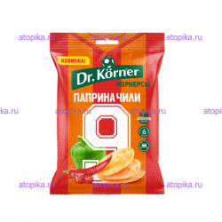 Цельнозерновые чипсы "ПАПРИКА ЧИЛИ" (корнерсы) - интернет-магазин диетических продуктов, товаров для аллергиков и астматиков