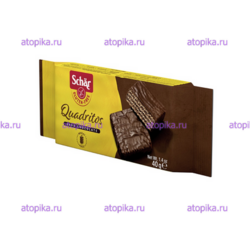 Вафельный батончик в шоколаде Quadritos АКЦИЯ  - интернет-магазин диетических продуктов, товаров для аллергиков и астматиков