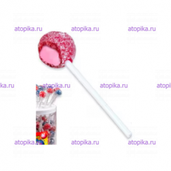 Карамель леденцовая с жев.резинкой на палочке (красная)  "MouthPaint", FINI, 8,4г - интернет-магазин диетических продуктов, товаров для аллергиков и астматиков