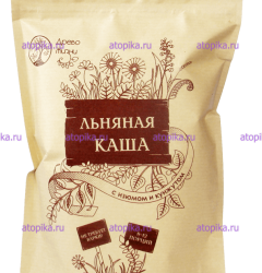 ЛЬНЯНАЯ каша с изюмом и кунжутом Древо Жизни, 400г. - интернет-магазин диетических продуктов, товаров для аллергиков и астматиков
