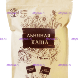 ЛЬНЯНАЯ каша с яблоком и корицей Древо Жизни, 400г. - интернет-магазин диетических продуктов, товаров для аллергиков и астматиков