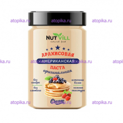 Арахисовая паста "Американская" оригинальная NutVill - интернет-магазин диетических продуктов, товаров для аллергиков и астматиков