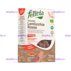 Паста из красной чечевицы: седанини BIO Felicia - интернет-магазин диетических продуктов, товаров для аллергиков и астматиков