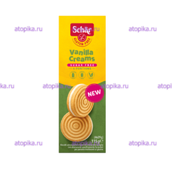 Печенье со вкусом ванили Vanilla Creams, ТМ Schar,срок до 14.10.2025 - интернет-магазин диетических продуктов, товаров для аллергиков и астматиков
