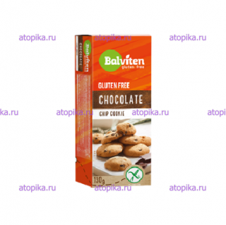 Печенье с кусочками шоколада Chip Cookie Chocolate, Balviten - интернет-магазин диетических продуктов, товаров для аллергиков и астматиков