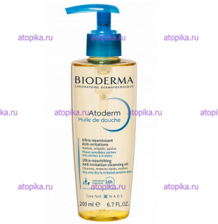 Bioderma Atoderm Масло для душа 200мл - интернет-магазин диетических продуктов, товаров для аллергиков и астматиков