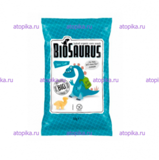 Органические кукурузные снеки с морской солью BioSaurus - интернет-магазин диетических продуктов, товаров для аллергиков и астматиков