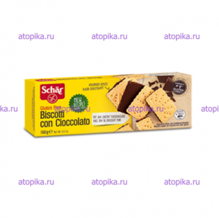 Печенье с шоколадом Biscotti con cioccolato - интернет-магазин диетических продуктов, товаров для аллергиков и астматиков