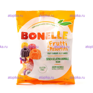 Мармелад Bonelle Фруктовое ассорти (апел., лим., клубн., вишня), 175г - интернет-магазин диетических продуктов, товаров для аллергиков и астматиков