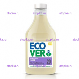 Жидкое средство для стирки цветного белья Ecover суперконцентрат, 1л НОВИНКА - интернет-магазин диетических продуктов, товаров для аллергиков и астматиков