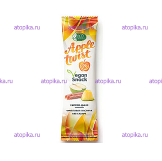 Фруктовая пастила APPLE TWIST Яблочная с дыней, 30г - интернет-магазин диетических продуктов, товаров для аллергиков и астматиков
