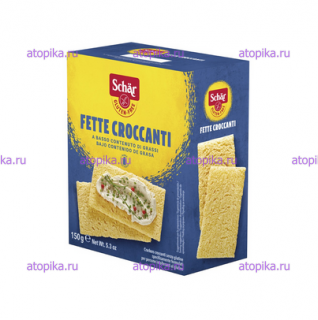 Хлебцы Fette croccanti рисово-кукрузные, Dr.Schar - интернет-магазин диетических продуктов, товаров для аллергиков и астматиков