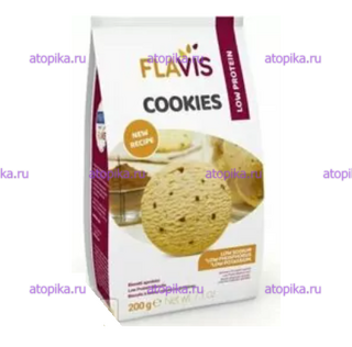 Печенье с шок.крошкой с н/с/б Cookies, Flavis, 200г - интернет-магазин диетических продуктов, товаров для аллергиков и астматиков