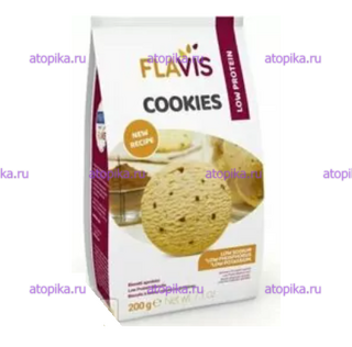Печенье с шок.крошкой с н/с/б Cookies, Flavis, 200г,срок до 22.11.2025 - интернет-магазин диетических продуктов, товаров для аллергиков и астматиков