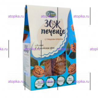 ЗОЖ печенье с грецким орехом, ТМ Грин Злак - интернет-магазин диетических продуктов, товаров для аллергиков и астматиков