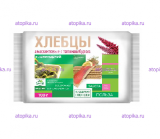 Хлебцы амарантовые с ламинарией упаковка 100 г - интернет-магазин диетических продуктов, товаров для аллергиков и астматиков