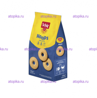 Печенье формовое Hoops без глютена - интернет-магазин диетических продуктов, товаров для аллергиков и астматиков