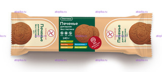 Печенье Домашнее без сахара ТМ Диетика, 140г - интернет-магазин диетических продуктов, товаров для аллергиков и астматиков