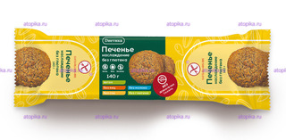 Печенье Наслаждение без сахара ТМ Диетика, 140г - интернет-магазин диетических продуктов, товаров для аллергиков и астматиков