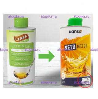 Масло растительное KETO (ранее Ceres) MCT oil 77% - интернет-магазин диетических продуктов, товаров для аллергиков и астматиков