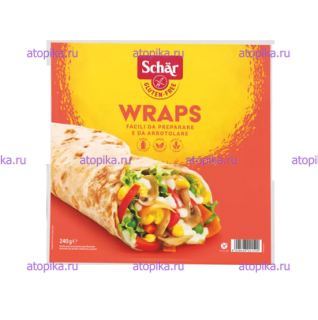 Хлебные лепешки (Wraps) без глютена  - интернет-магазин диетических продуктов, товаров для аллергиков и астматиков