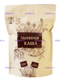 ЛЬНЯНАЯ каша с яблоком и корицей Древо Жизни, 400г. - интернет-магазин диетических продуктов, товаров для аллергиков и астматиков