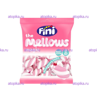 Суфле "Косички бело-розовые" с клубничной начинкой, ТМ Fini - интернет-магазин диетических продуктов, товаров для аллергиков и астматиков