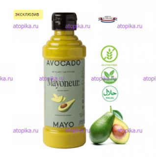 Майонез натуральный с авокадо MAYONEUR - интернет-магазин диетических продуктов, товаров для аллергиков и астматиков