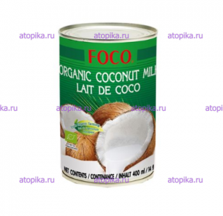 Кокосовое молоко "FOCO" (10-12% жирность) ж/б 400 мл - интернет-магазин диетических продуктов, товаров для аллергиков и астматиков