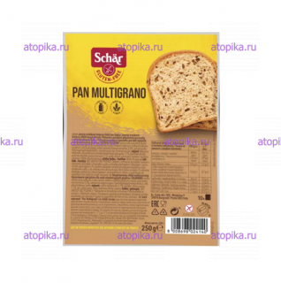 Безглютеновый зерновой хлеб Pan Multigrano срок до 07.10.23 - интернет-магазин диетических продуктов, товаров для аллергиков и астматиков