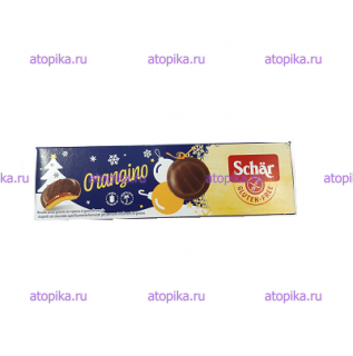 Печенье с аnельсиновым желе в шоколаде "Orangino X-mas", Dr. Schar,  - интернет-магазин диетических продуктов, товаров для аллергиков и астматиков