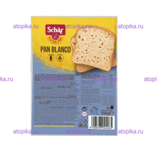 Безглютеновый белый хлеб Pan Blanco АКЦИЯ - интернет-магазин диетических продуктов, товаров для аллергиков и астматиков