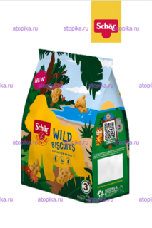 Печенье Wild Biscuits, ТМ Schar, 5уп х 23г - интернет-магазин диетических продуктов, товаров для аллергиков и астматиков