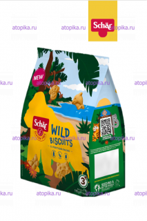 Печенье Wild Biscuits, ТМ Schar, 5уп х 23г,срок до 28.01.2026 - интернет-магазин диетических продуктов, товаров для аллергиков и астматиков