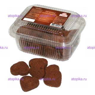 Печенье сдобное "Шоколадное", ТМ Здоровей, 500г  - интернет-магазин диетических продуктов, товаров для аллергиков и астматиков